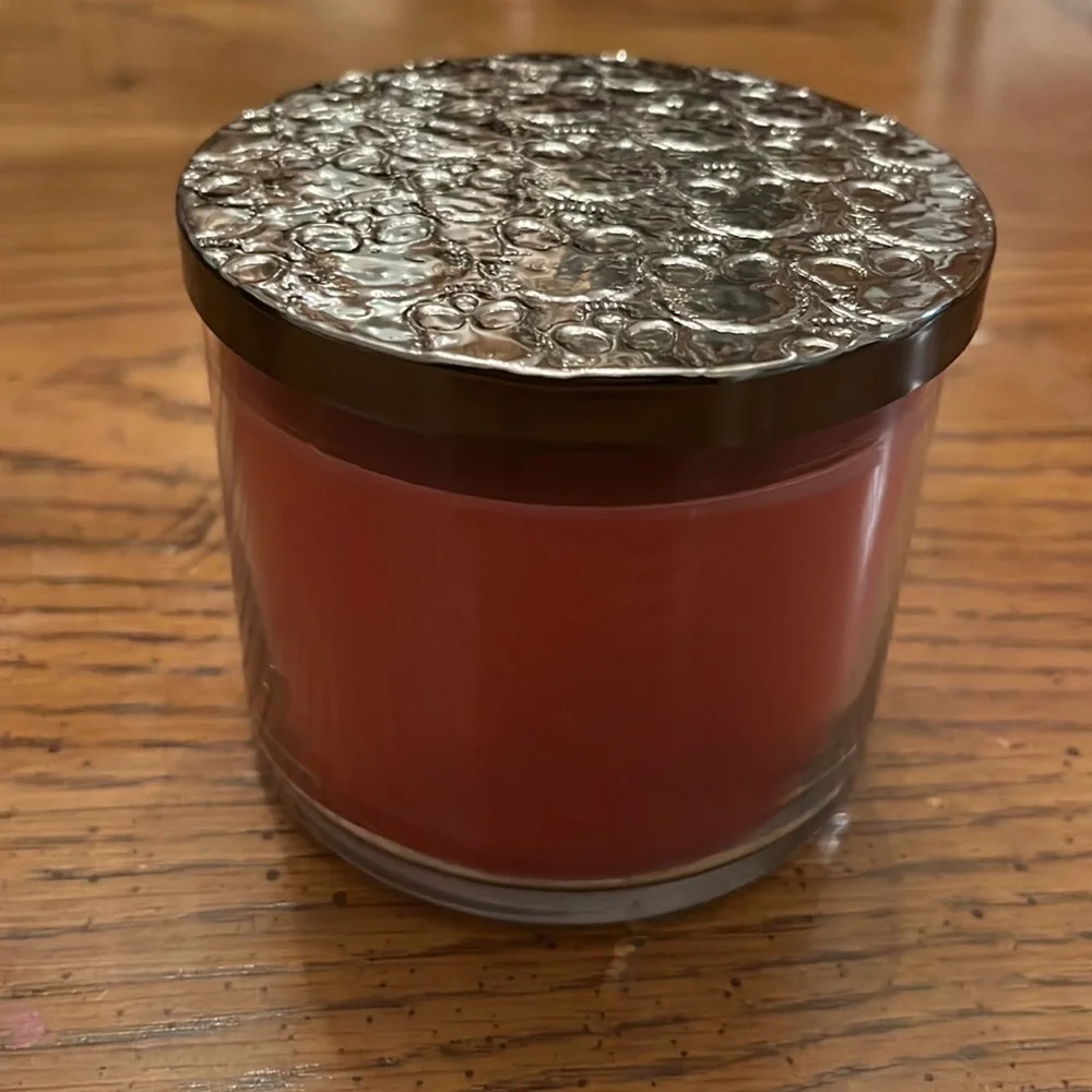 Bath & Body Works Vampire Blood candle and Wicked Vanilla Woods hand soap‎